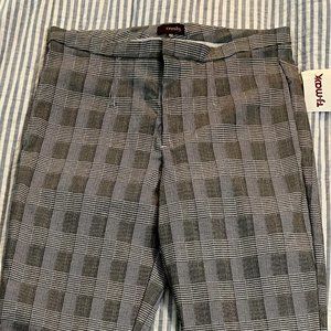 Crosby, Pants, 8, black and white plaid, NWT